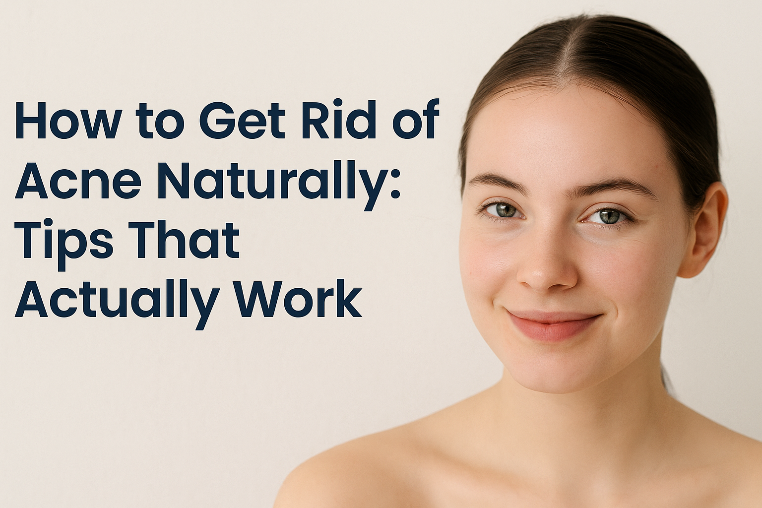 Teen practicing a gentle, evidence-based natural skincare routine